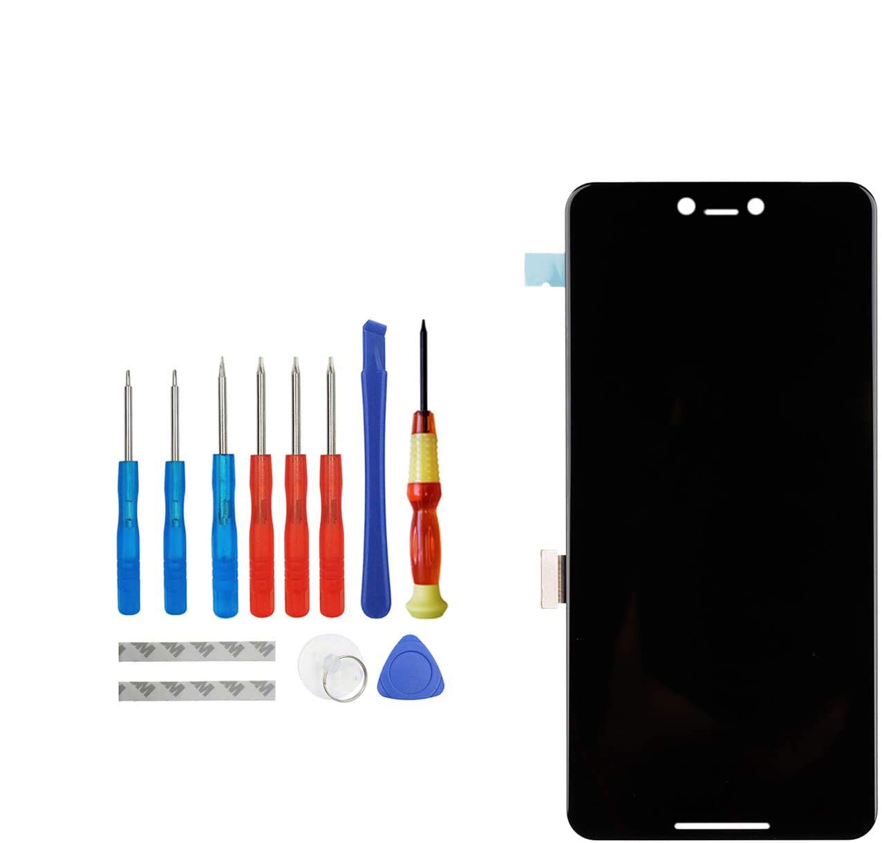 E-YIIVIIL LCD Display Compatible with Google Pixel 3 XL 6.3 Inches Black LCD Touch Screen with Tool Kit
