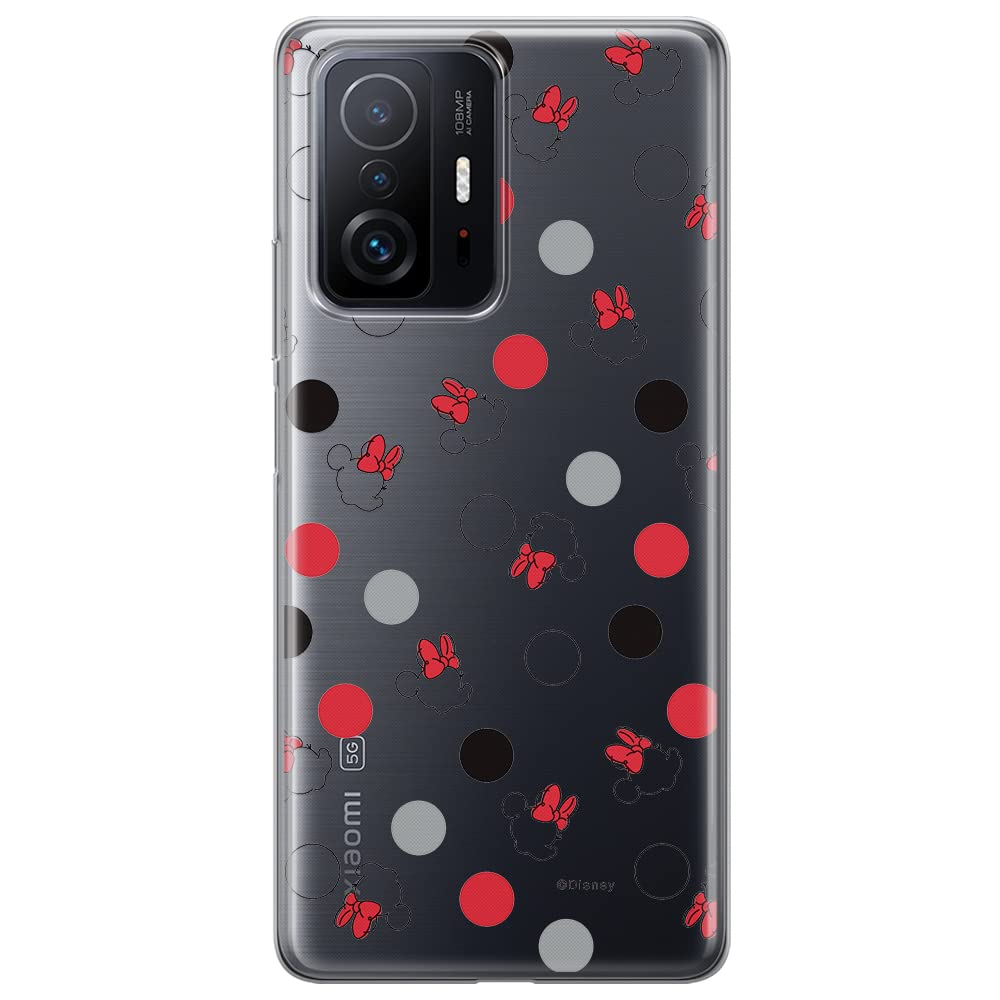 ERT GROUP mobile phone case for Xiaomi 11T 5G / 11T PRO 5G original and officially Licensed Disney pattern Minnie 004 optimally adapted to the shape of the mobile phone, partially transparent