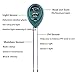 Soil pH Meter, 3-in-1 Soil Test Kit for Moisture, Light & pH/Acidity, Gardening Tools for Home and Garden, Lawn, Farm, Plants, Indoor & Outdoor Plant Care Soil Tester (No Battery Needed)