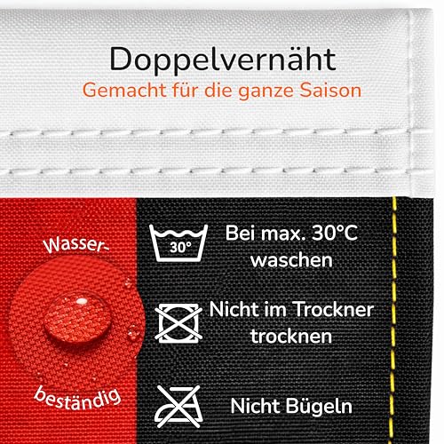 Upgrade4cars 2 x Germany Car Flag Football World Cup 2026 Car Flag Black Red Gold 45 x 30 cm Car National Flag World Cup Fan Item Max. 60 km/h