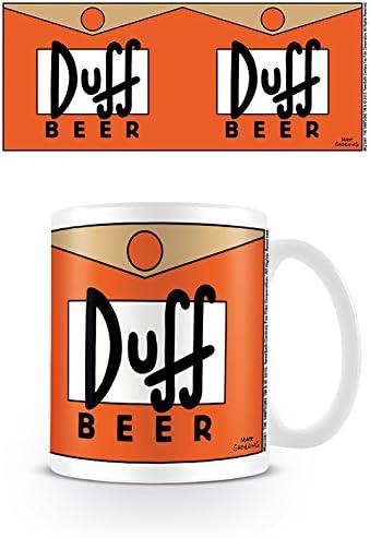 Les Simpsons Mg23581 Mug Ceramique La Biere Duff 315ml 11oz Amazon Fr Cuisine Maison