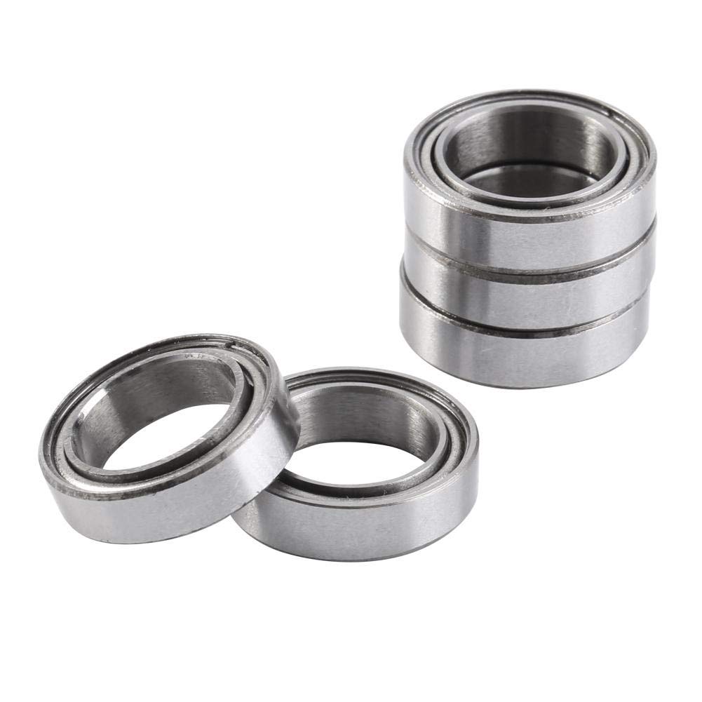 Deep Groove Bearings, 10 Pack of Set 6700zz 10 × 15 × 4mm Double-Sided Sealed Deep Groove Ball Bearing