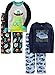 Simple Joys by Carter's Baby Boys' Toddler 4-Piece Pajama Set, Racer Cars/Space, 2T