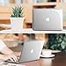 Fintie Case for MacBook Air 13 Inch - Fits Previous Generations A1466 / A1369 (Not Fit MacBook Air 13 with Touch ID A2337 (M1) / A2179 / A1932), Slim Snap On Hard Shell Protective Cover, Crystal Clear