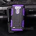 Cocomii Robot Belt Clip Holster LG G Vista Case, Slim Thin Matte Kickstand Swivel Belt Clip Holster Reinforced Drop Protection Fashion Phone Case Bumper Cover Compatible with LG G Vista (Purple)