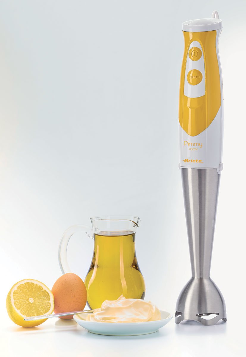 Ariete 887 1602720887-Batidora de Varilla, Color, 700 W, Naranja, Blanco: Amazon.es: Hogar