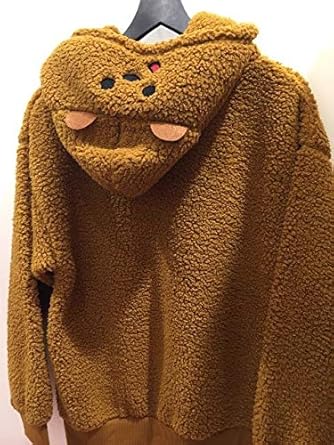 Amazon Tim ティム ミニオン パーカー くま なりきり もこもこ Usj Minion レディース トレーナー スウェット コスプレ ルームウェア Mサイズ アイドル 芸能人グッズ 通販