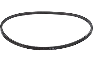 uxcell 3L320 Classic Wrapped Rubber V-Belt, 32"(813mm) Outside Circumference, 3L Profile V Belt 3/8" Width 7/32" Height
