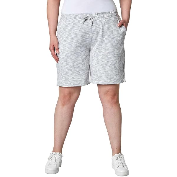 Mondetta Women's Active Bermuda Short (Small, Light Grey Combo) at Amazon Women's  Clothing store