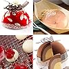 2 Pieces Baking Mold, Semicircle Silicone Mold 6 Holes Semicircle 15 Holes Semicircle Cake Moulds Dome Bakeware Set for…