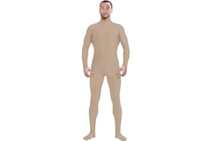 Aniler Men's and Women's Spandex Zentai Costume Bodysuit Stretch Halloween Unitard Party Cosplay Body Suit