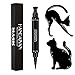 Eyeliner Stamp With Cat Eyeliner Stencils, Waterproof Long Lasting Liquid Eyeliner Pen Smudge proof Winged Eyeliner Stamp for Wing or Cat Eye