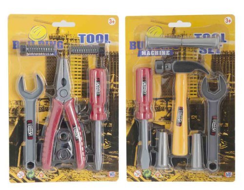 BUILDING MACHINE TOOL SET, design does vary per pack, per order by Breil