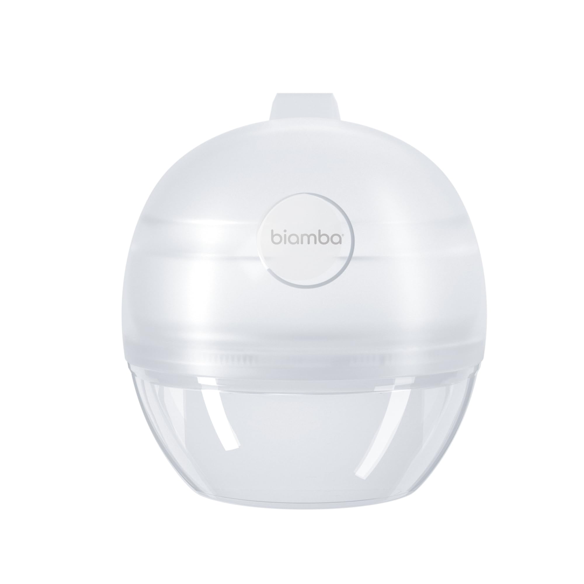 View 1 of ** USED **Biamba Silicone Breast Milk Collector - 2-in-1 Silicone Manual Breast Pump & Milk Collectors for Breastfeeding, Wearable & Hands-Free, Leak-Resistant & Quiet Suction, Adjustable Valve, Single Pack