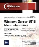 Image de Windows Server 2016 - Infrastructure réseau - Préparation à la certification MCSA - Examen 70-741