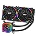 darkFlash DT240 240mm Water Liquid Cooling AIO Cooler Radiator with 120mm LED Rainbow Static Lighting Case Fan CPU Cooler (DT240 (Rainbow))