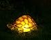 TIAAN 157808 Solar Powered LED Light Garden Decor,Turtle with LED Glowing Shell