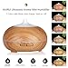 HUIRUI Aroma Diffuser 300ml Essential Oil Diffusers Cool Mist Ultrasonic Humidifier Aromatherapy Diffuser with 7 Changing Colors LED Lights for Home Yoga Office Spa Bedroom Baby Room