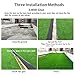 Artificial Turf Lawn Fake Grass Indoor Outdoor Landscape Pet Dog Area (40X80 in)