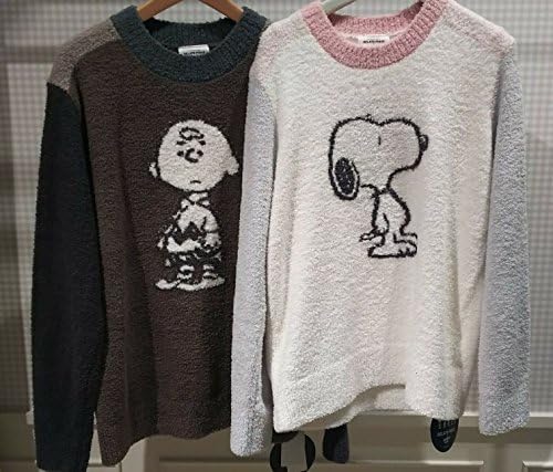 Amazon Co Jp 新品 ジェラートピケ Gelato Pique スヌーピー Snoopy ピーナッツ Peanuts Homme ジャガード プルオーバー セット メンズmサイズ ホビー