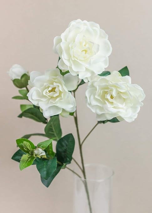 Amazon Com Artificial Wedding Gardenia Flower In Whitewater Home Kitchen