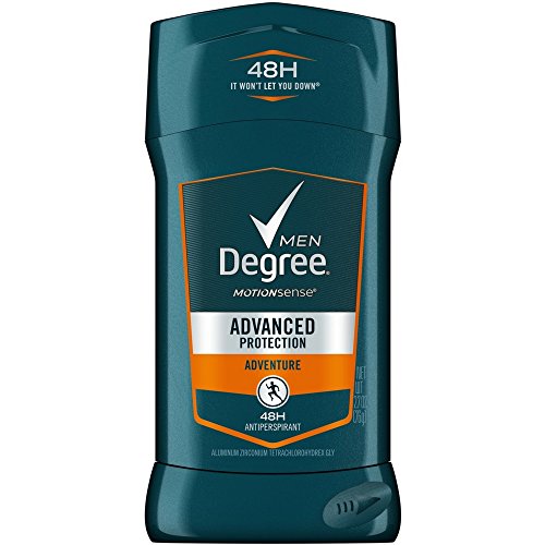 Degree Men Adventure Advanced Protection Antiperspirant Deodorant Stick, 2.7 oz (Pack of 3)