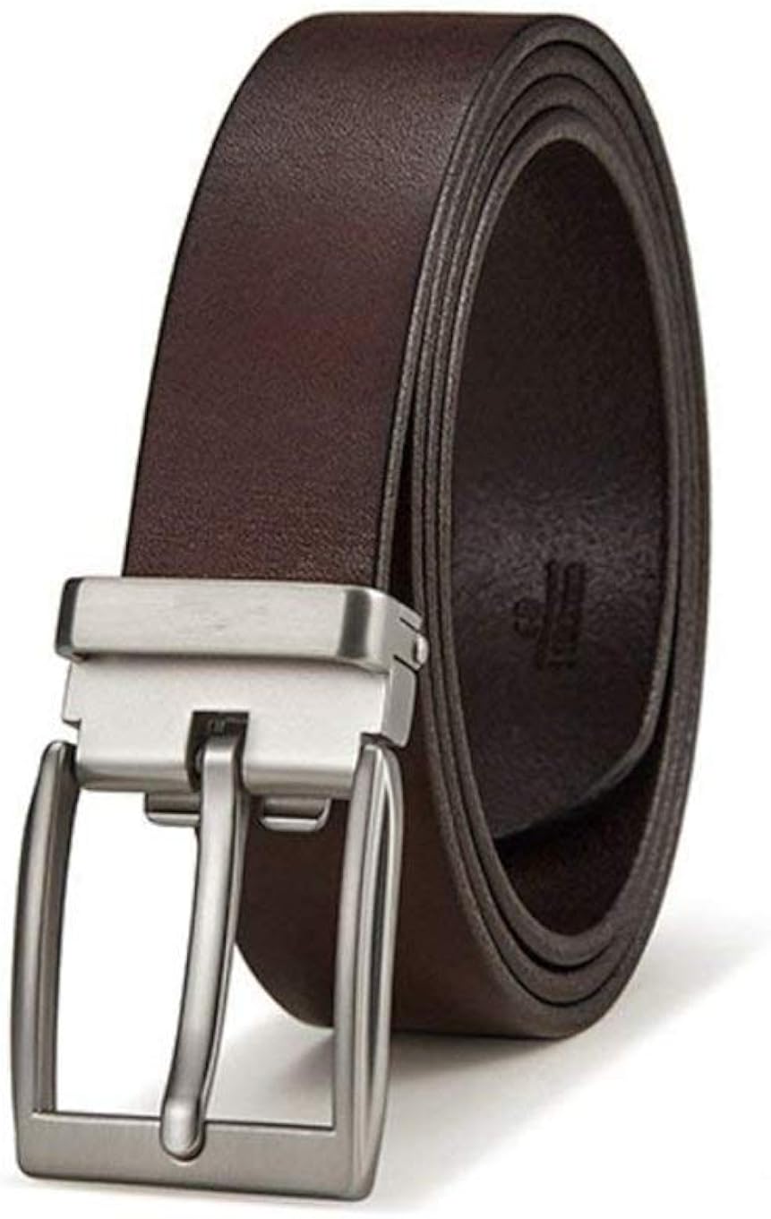 Men'S Belt New Business Casual Youth Men'S Belt Leather Brown Fashion