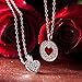 Qianse Honey You Stole My Heart Script Necklaces Set Made With Swarovski Crystals