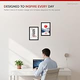 Alison Kingsgate Modern A4 Black Picture Frame Engineered Wood view 4