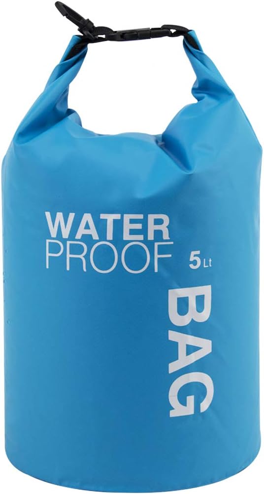 Uncle Paul 5L Dry Bag Blue Waterproof Bag for Kayaking Boating Fishing Rafting