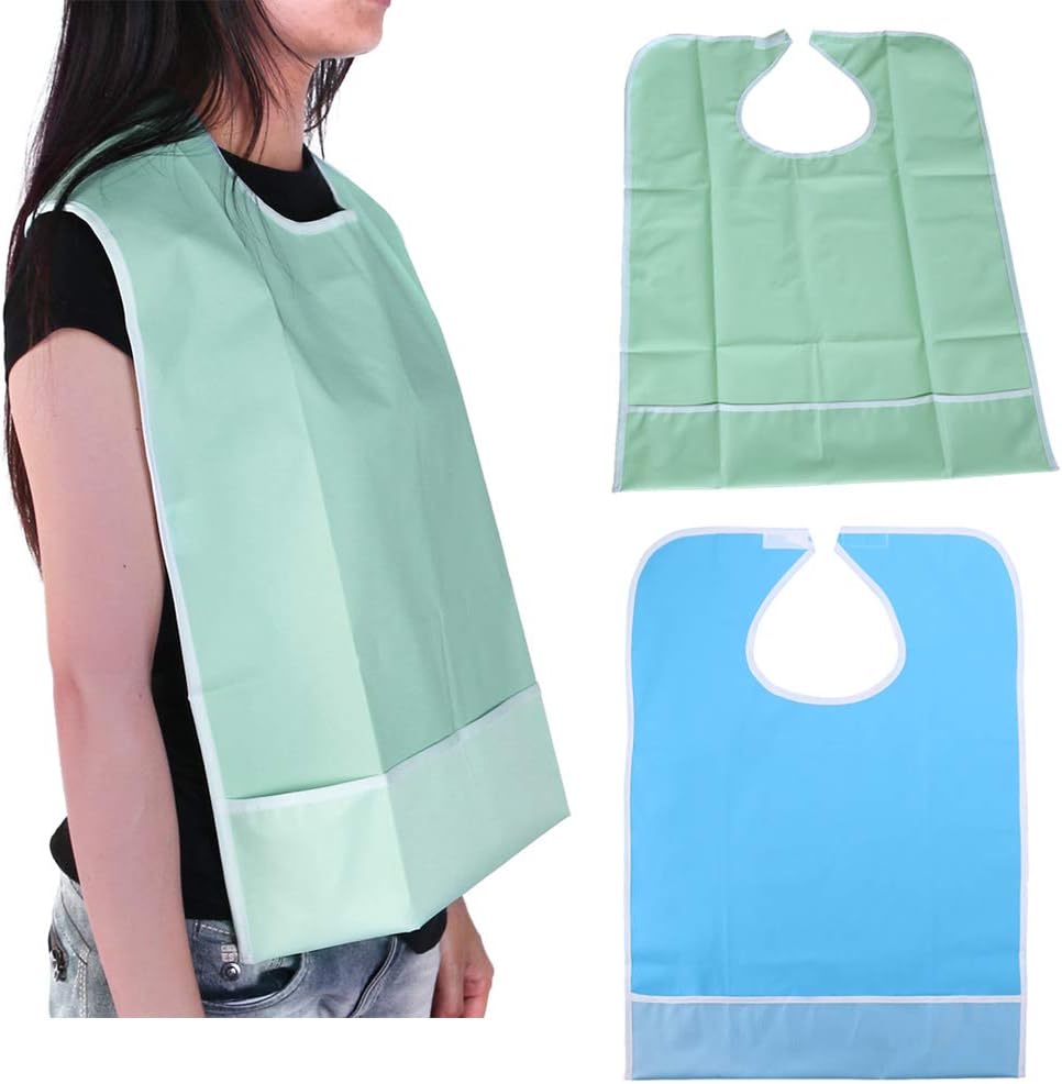 NUOLUX Waterproof Adult Bib Clothing Protector Elderly Disabled Aid