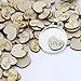 Oopsu 300pcs Rustic Love Hearts Shaped Wood Slices Crafts Decor, Rustic Wedding Table Scatter Decoration