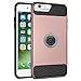 iPhone 6s Plus Case,iPhone 6 Plus Case,IWAVION Shockproof Protection Dual Layer Hybrid Armor Rugged Heavy Duty Hard Case with 360 Degree Rotating Ring Grip Kickstand for iPhone 6/6s 5.5