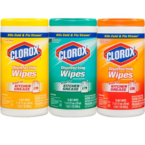 Clorox Disinfecting Wipes Value Pack, Fresh Scent, Citrus Blend and Orange Fusion, 225 Count image
