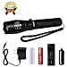 Rechargeable Flashlight, Zotoyi High Powered Flashlight, Water Resistant LED Tactical Flashlight with 5 Modes for Camping Hiking