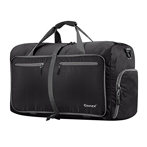Gonex 60L Packable Travel Duffle Bag, Lightweight Water Repellent & Tear Resistant 14 Color Choices