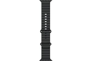Apple Watch Band - Ocean Band - 49mm - Black - One Size - Black Titanium Finish