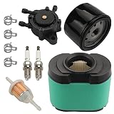 Harbot LA155 Air Filter with Oil Filter Fuel Pump for John Deere MIU11515 LA165 LA175 L120 L118 LA140 LA150 D150 D160 D170 Z425 E160 Lawn Mower Tractor