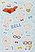 Bellzi Cute Animal Sticker Character Fun Value Pack (5 Sheets) - Decorative Sticker Sheet Collection for Scrapbooking, Calendars, Arts, Kids Crafts, Album, Bullet Journals, Planners, Diaries, Laptops