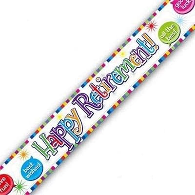 OakTree 9ft Banner Happy Retirement Party Decor