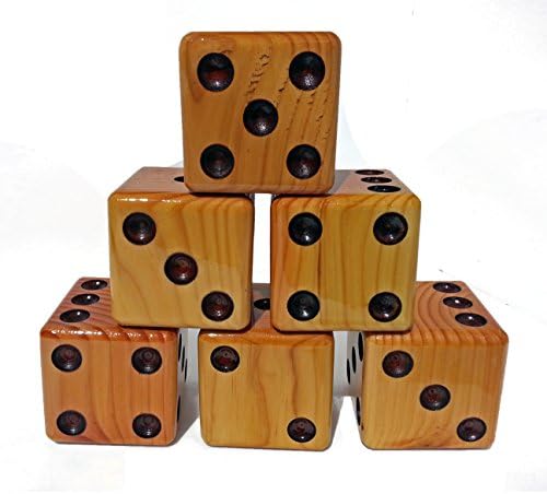 Sandbox Toys Yard Dice, Set of 6