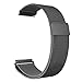 Fintie Galaxy Watch 46mm / Gear S3 Frontier Classic Band [Small], 22mm Milanese Loop Stainless Steel Replacement Smartwatch Bracelet Wrist Strap with [Unique Magnet Lock] for Women Men, Black