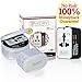PHIERY Universal Travel Adapter, International Power Adapter Plug and European Wall Charger (USA, UK, EU, AU, US, Europe, Asia) Dual USB to 2.1A 1.0A, Travel Accessories Pouch - Better Your World