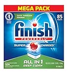 Finish Powerball All In 1 Automatic Dishwasher Detergent Tabs Fresh Scent , 85 Count