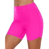Yonique Womens Swim Shorts High Waisted Swim Bottoms Tummy Control Bathing Suit Bottom Boy Shorts(Available in Plus)