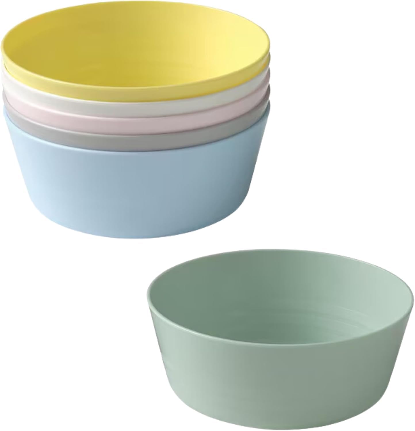 Pack of 6 X IKEA - KALAS Children Color Bowls