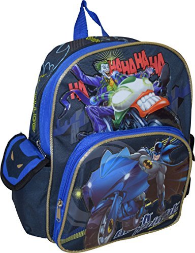 DC Comics & Warner Bros. Batman Deluxe 3D Embossed 12" School Bag Backpack