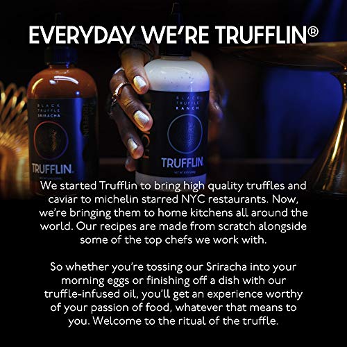 TRUFFLIN Ranch Dressing Gourmet Black Truffle Infused Ranch with