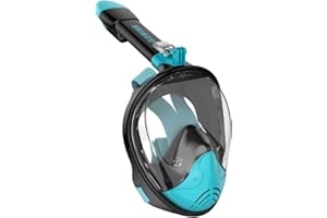 G2RISE Full Face Snorkel Mask Adults Snorkeling Set Gear for Kids with Detachable Camera Mount, Safe Breathing, Anti Fog Anti Leak
