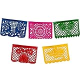 Large Plastic Mexican Banner- Multicolor